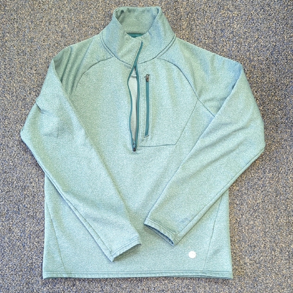L.L. Bean Teal Half-Zip Pullover